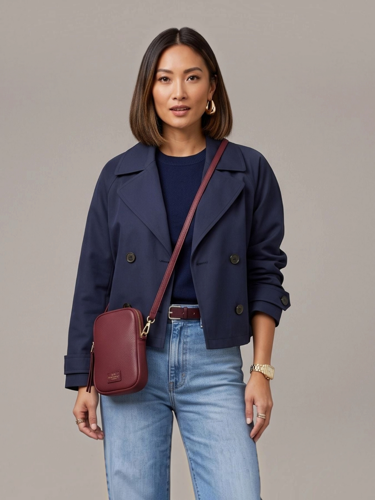 Phone Bag - Burgundy