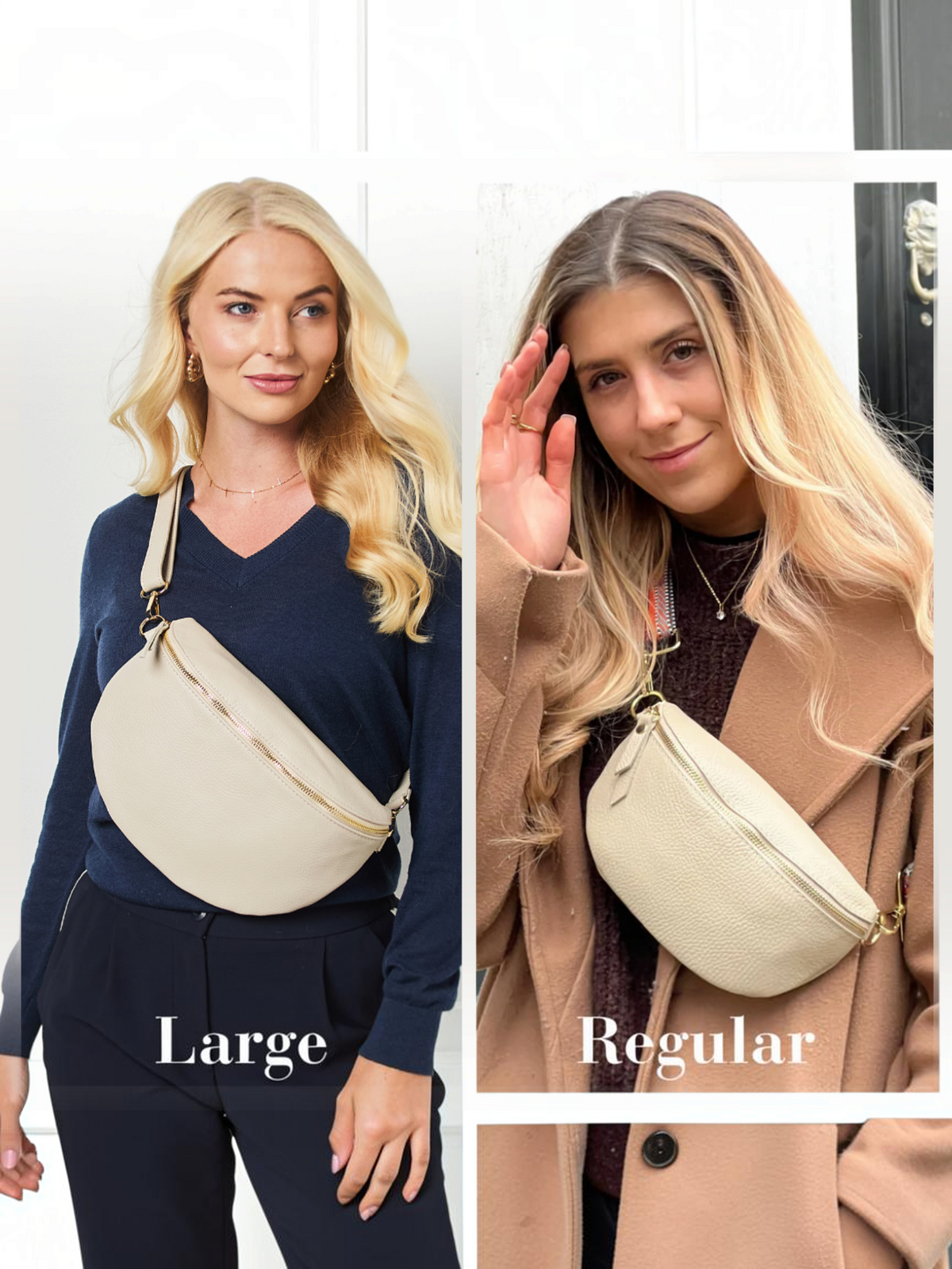 Sling Bag Stone Combo-Bag, Card holder & Silver Chevron strap