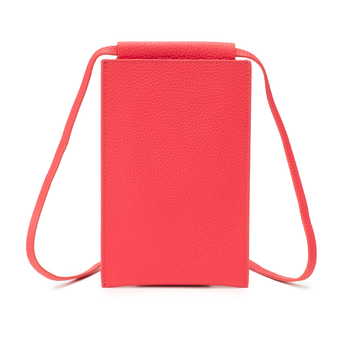 Image of an Azalea Leather Phone Pouch for Women by Elie Beaumont