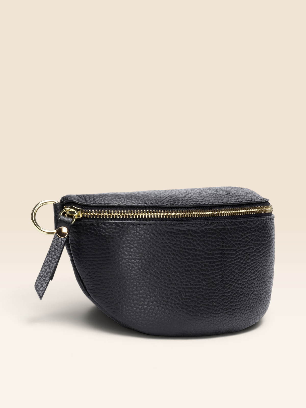 Sling Bag Black Combo-Bag, Cardholder & Gold Chevron strap