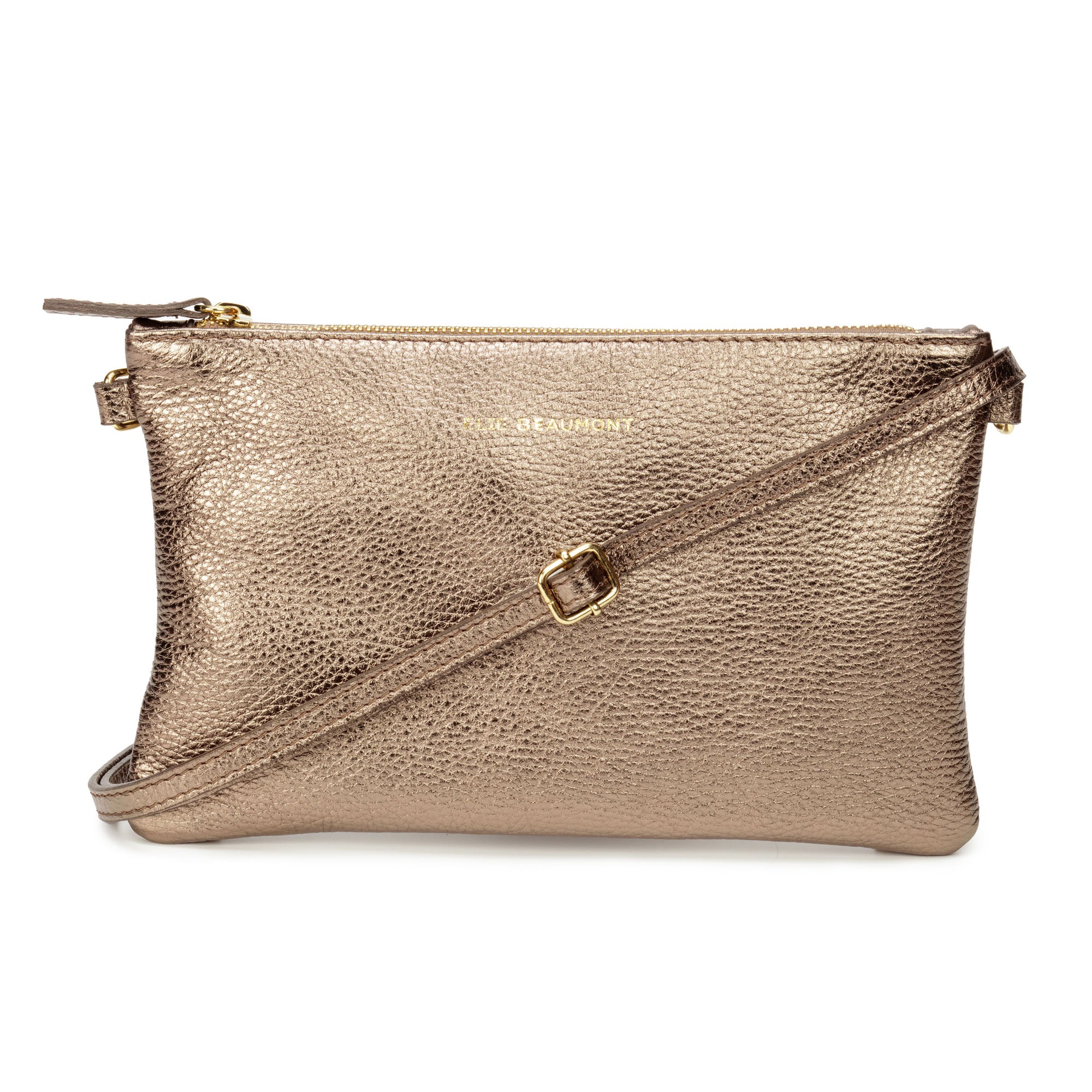 Pouch Bag Bronze (Blue Diamond Wristlet)