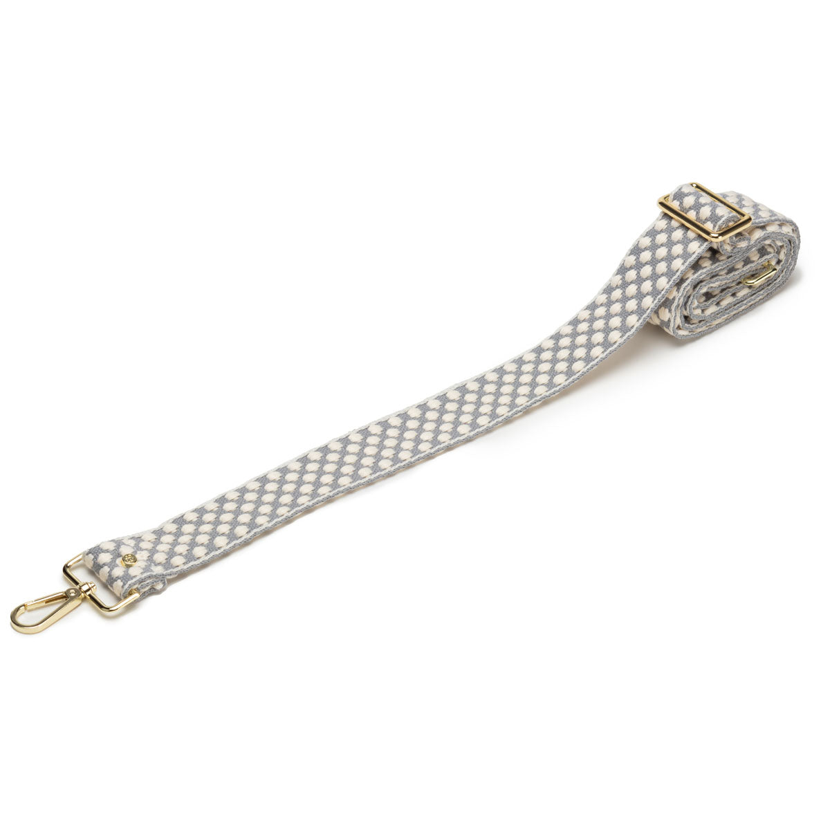 Image of a Cream Polkadot Crossbody Bag Strap for Women by Elie Beaumont