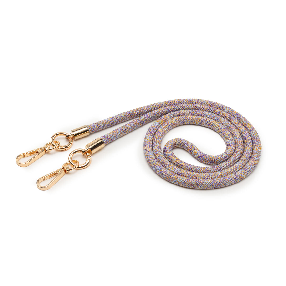 Image of the coiled Distressed Multicolour Lanyard Strap for Women by Elie Beaumont