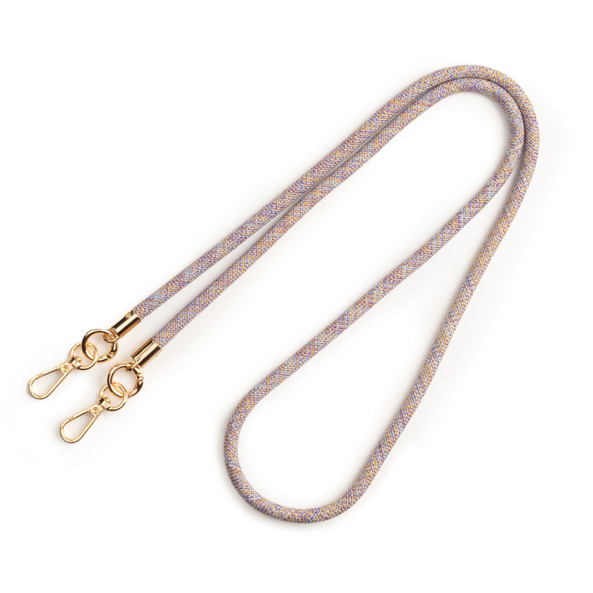 Image of the flat laid Distressed Multicolour Lanyard Strap for Women by Elie Beaumont