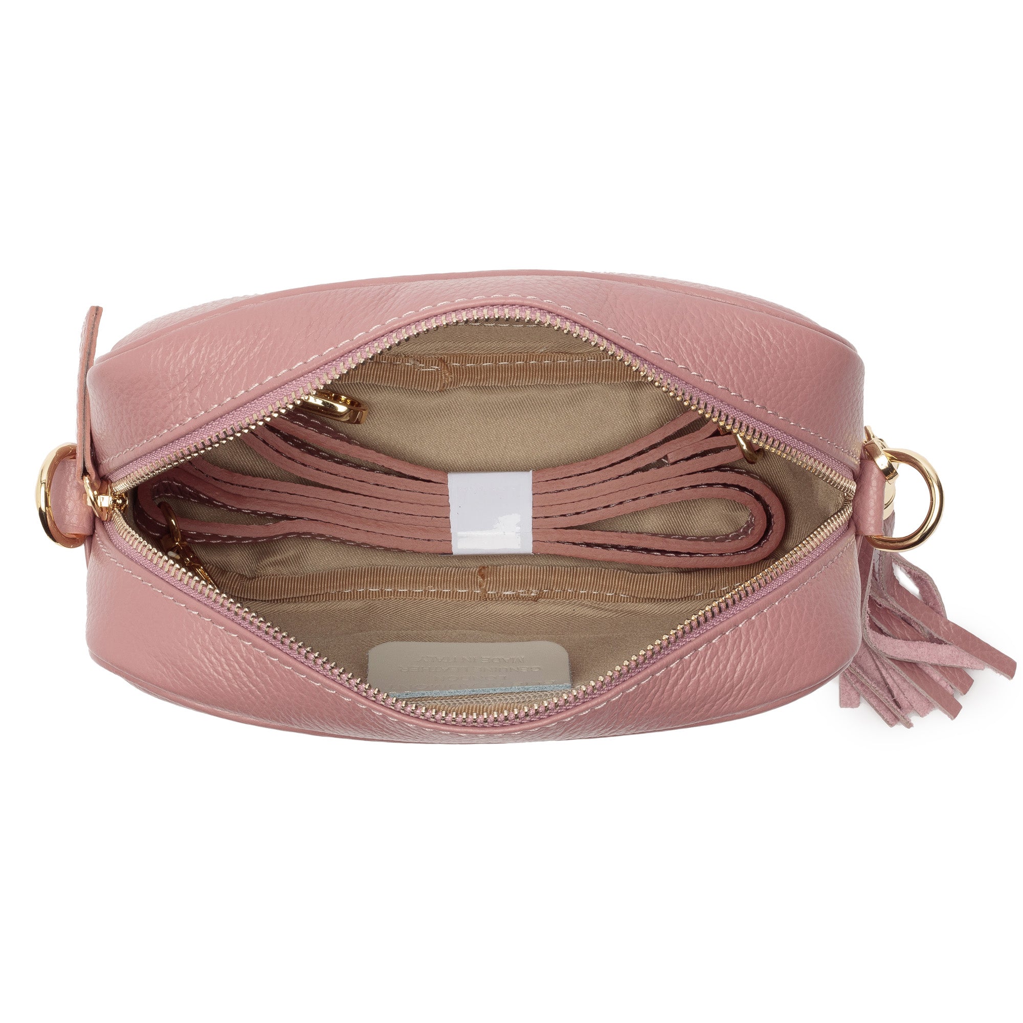 Crossbody Tassel Dusty Rose