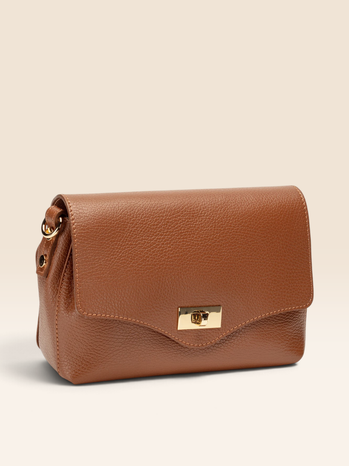 Twist Clasp - Tan Midi