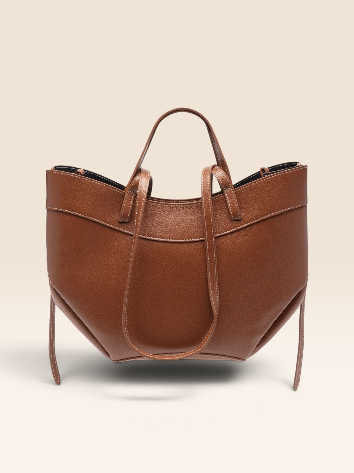 Origami Tote - Tan