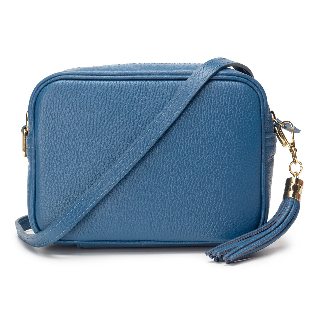 Crossbody Tassel Denim Blue