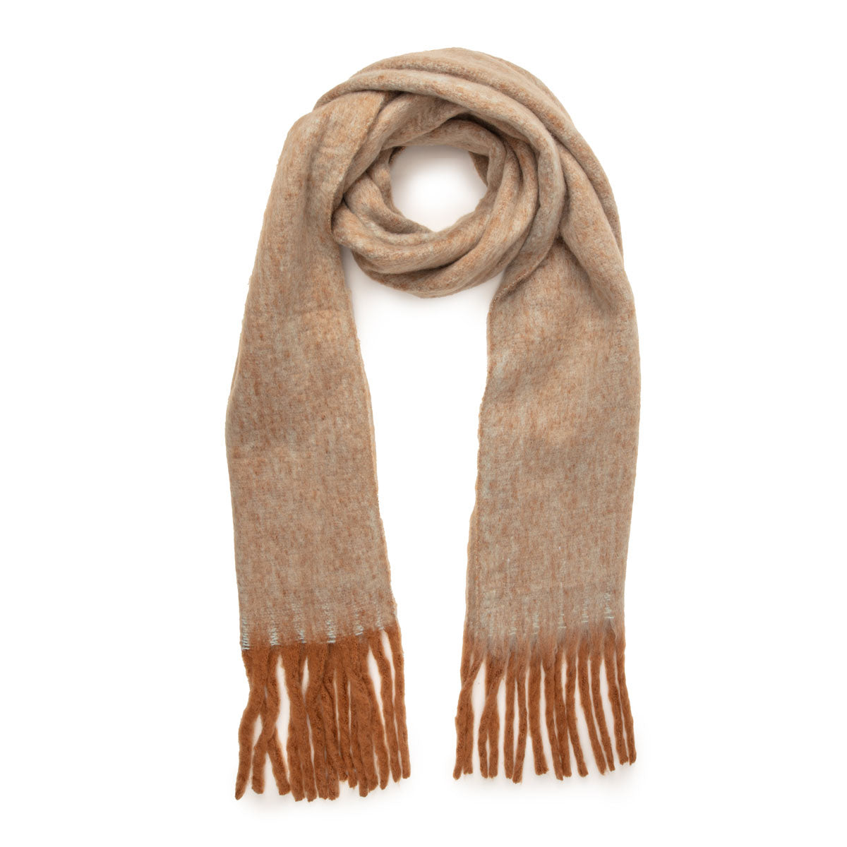 Winter Scarf - Tonal Camel