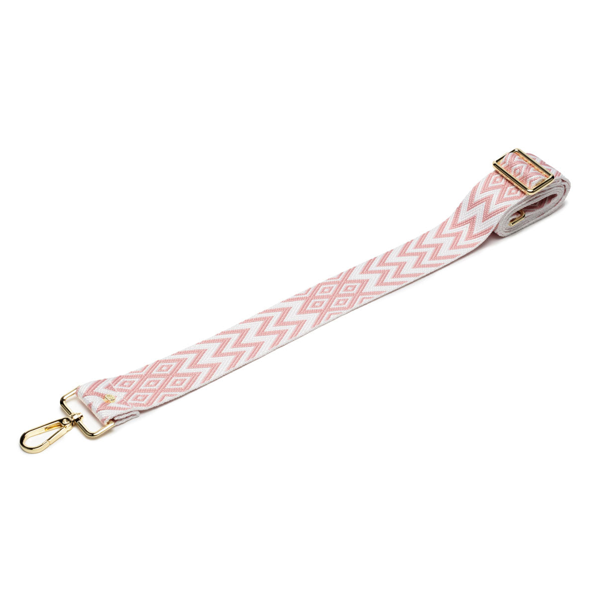 Crossbody Strap - Pink Diamond Chevron