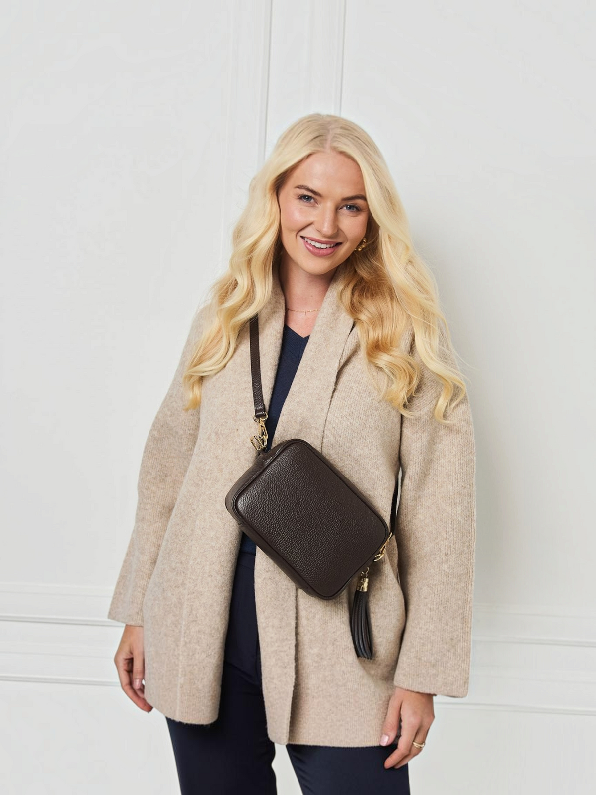 Crossbody Tassel Chocolate