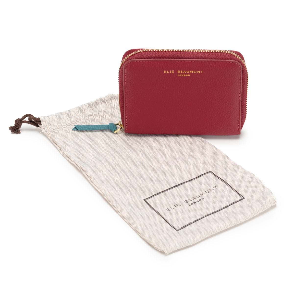 Zipper Purse/Wallet Wine - Teal