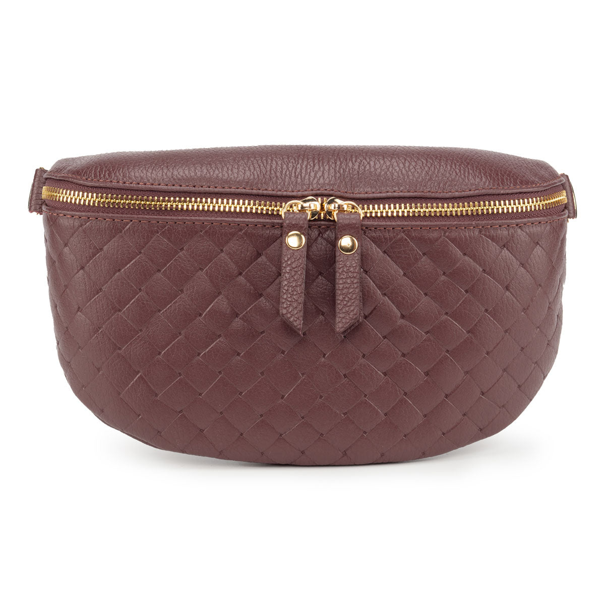 Woven Sling Bag Wine - Midi size