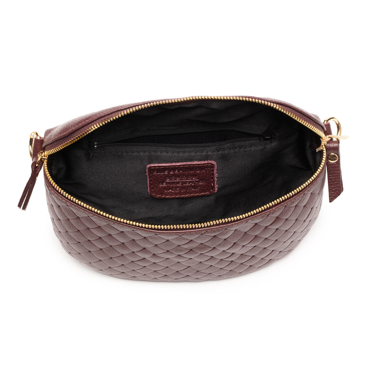 Woven Sling Bag Wine - Midi size