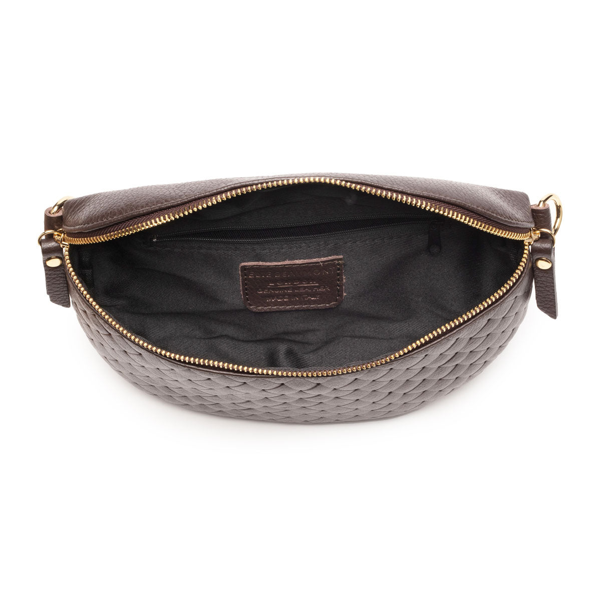 Woven Sling Bag Chocolate - Midi size