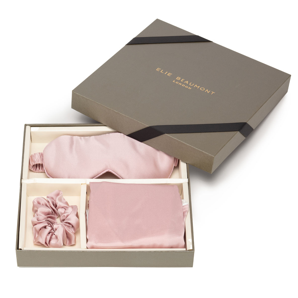 Elie Beaumont Silk Pillow Gift Set - Light Pink