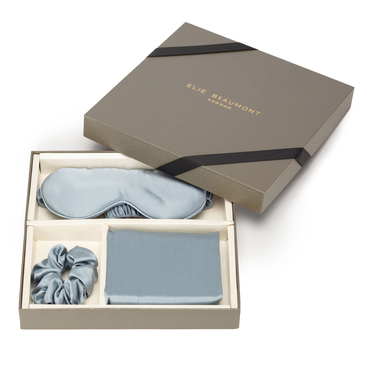 Elie Beaumont Silk Pillow Gift Set - Light Blue