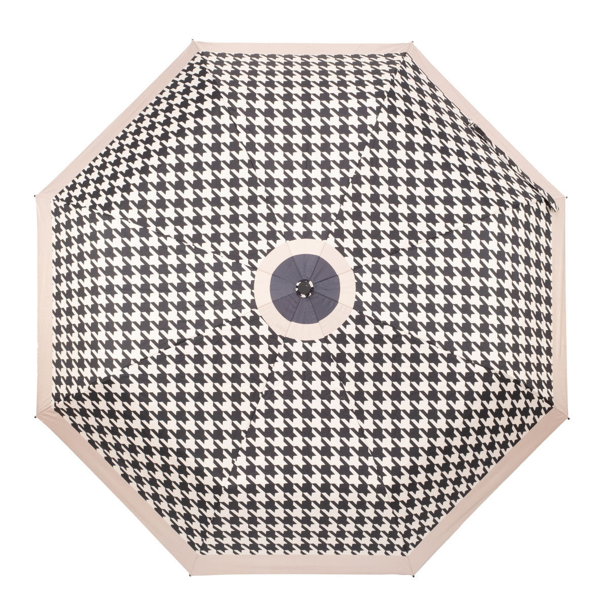 Umbrella - Black Dogtooth Check