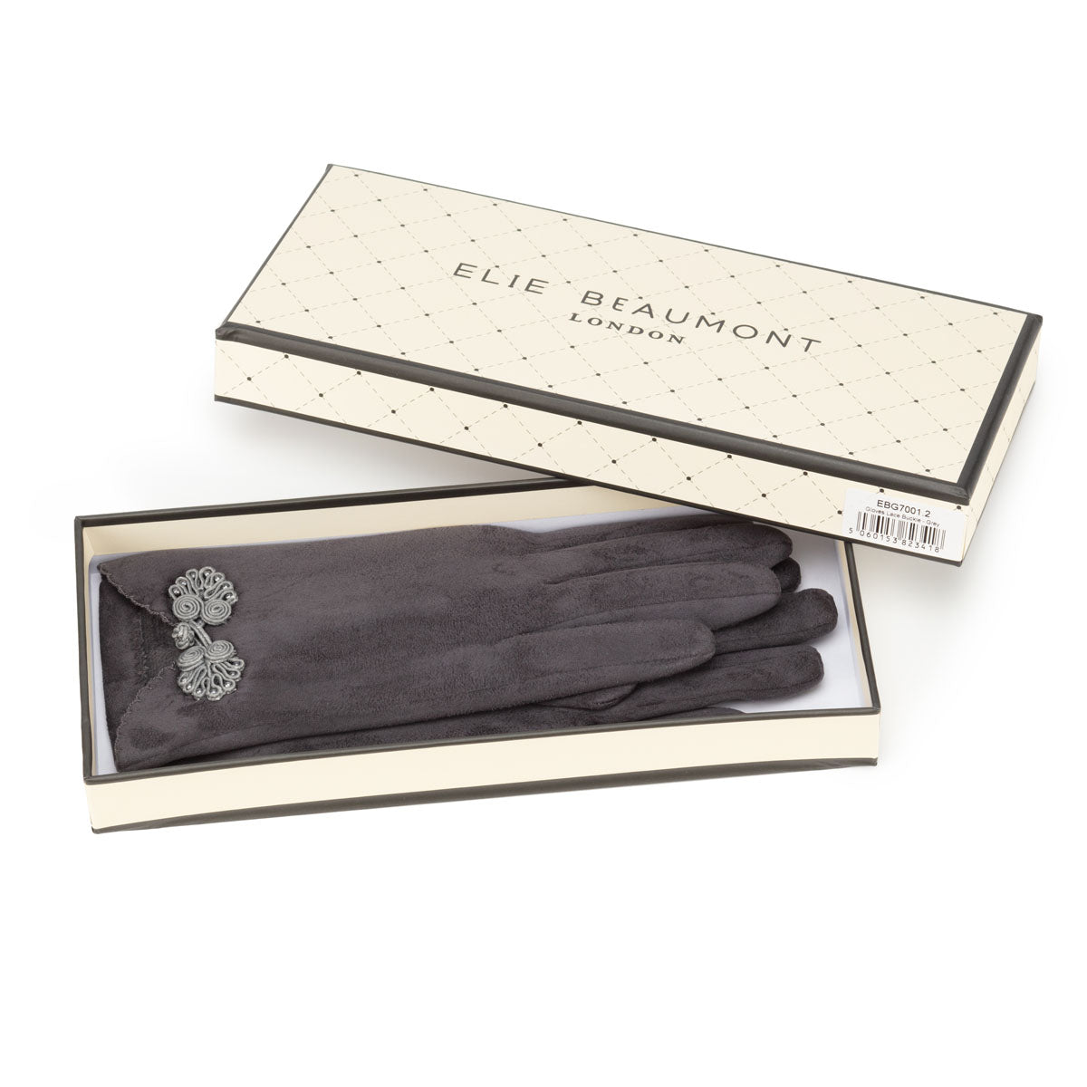 Gloves Lace Buckle - Grey