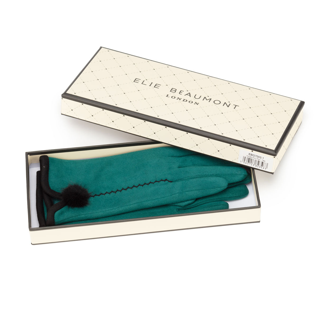 Gloves Pom Pom - Teal