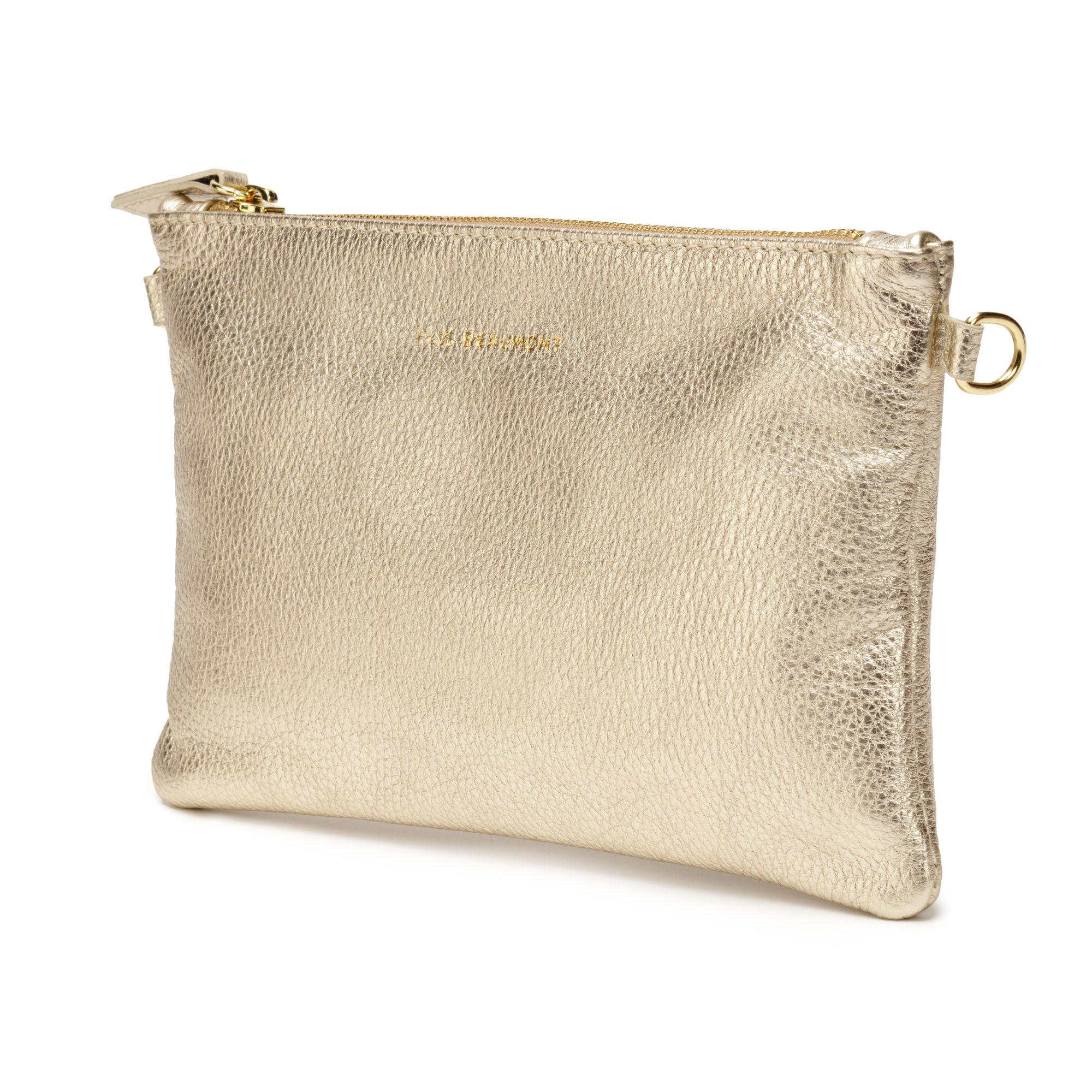 Pouch Bag Gold (Rainbow Wristlet)