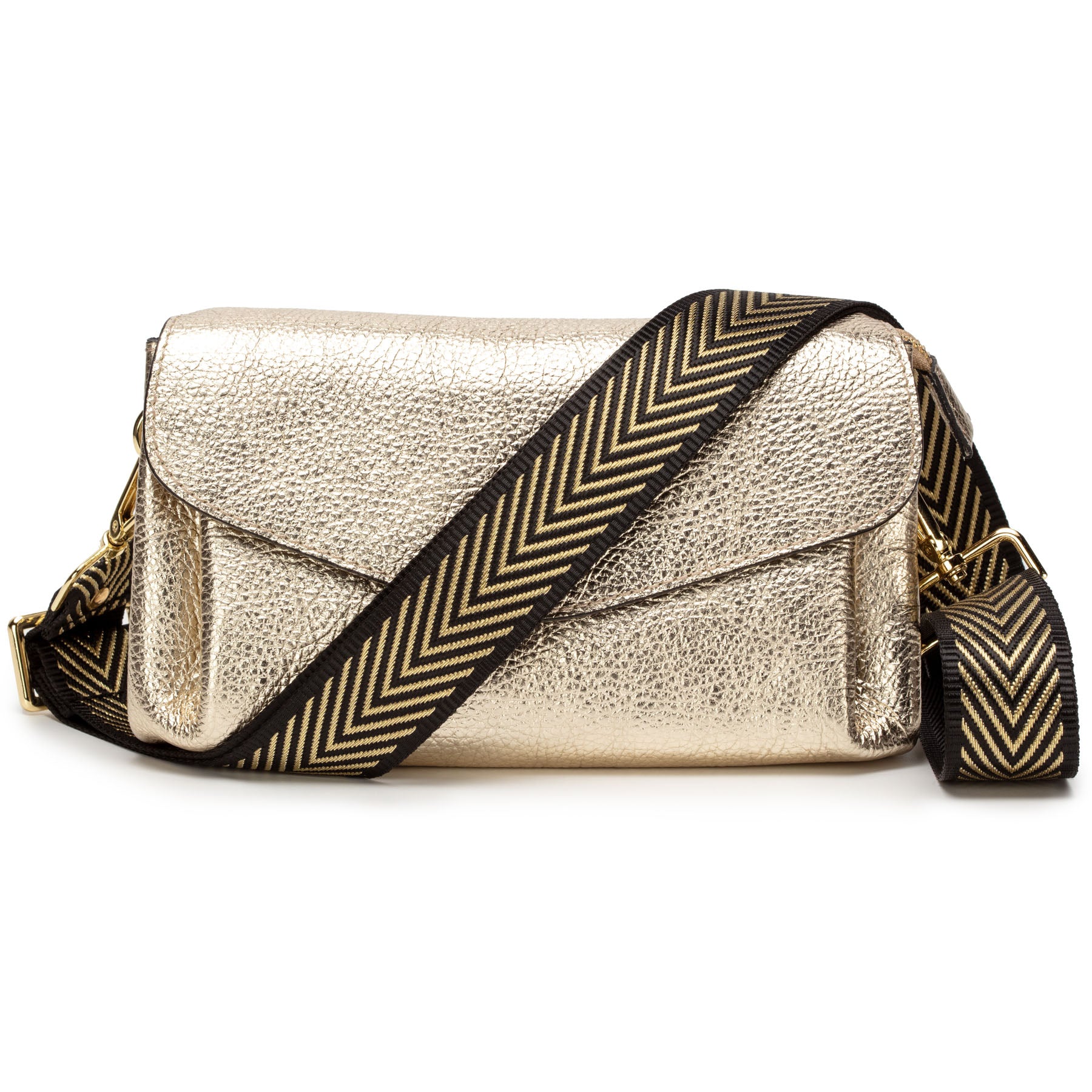 Envelope Gold (Gold Chevron Strap)