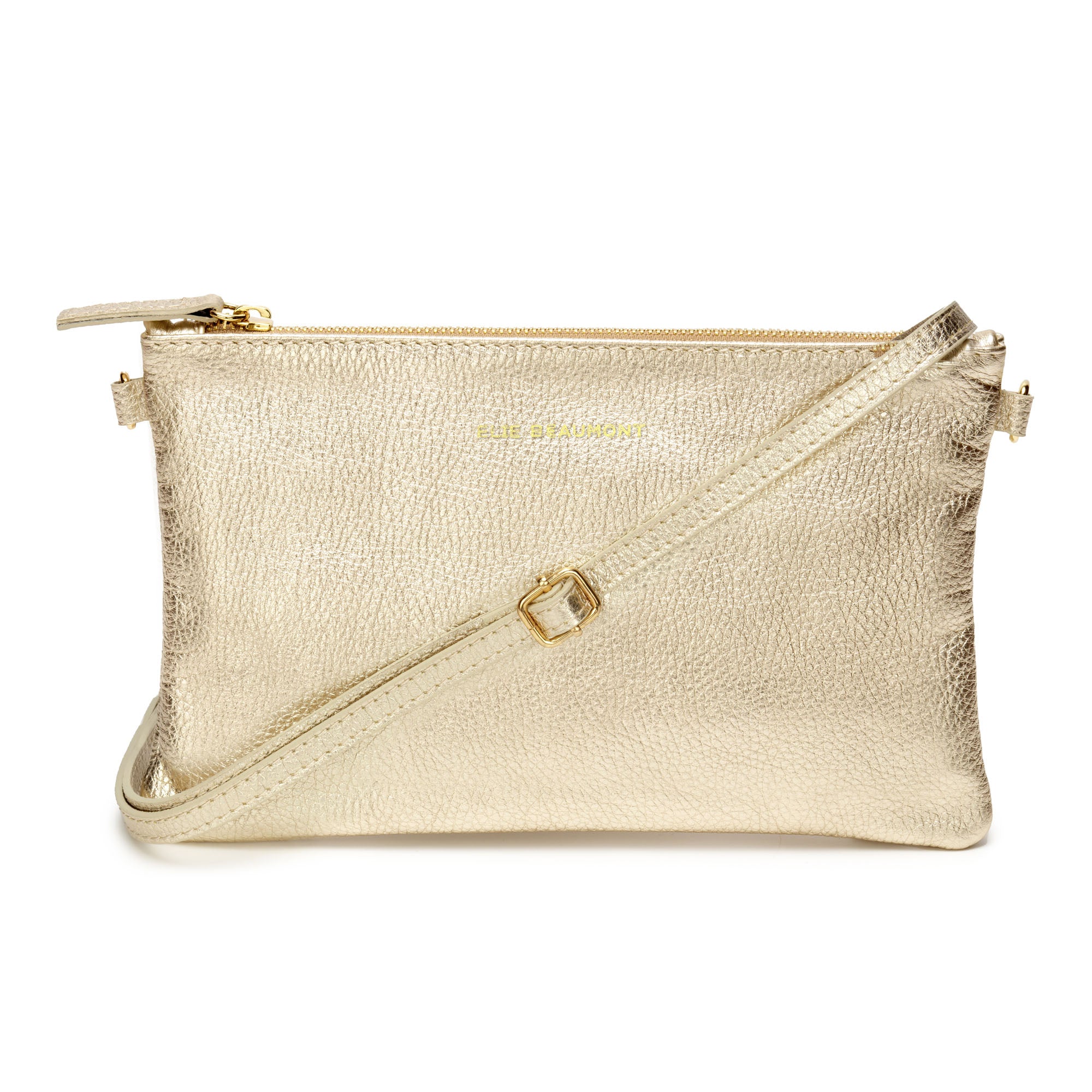 Pouch Bag Gold (Rainbow Wristlet)