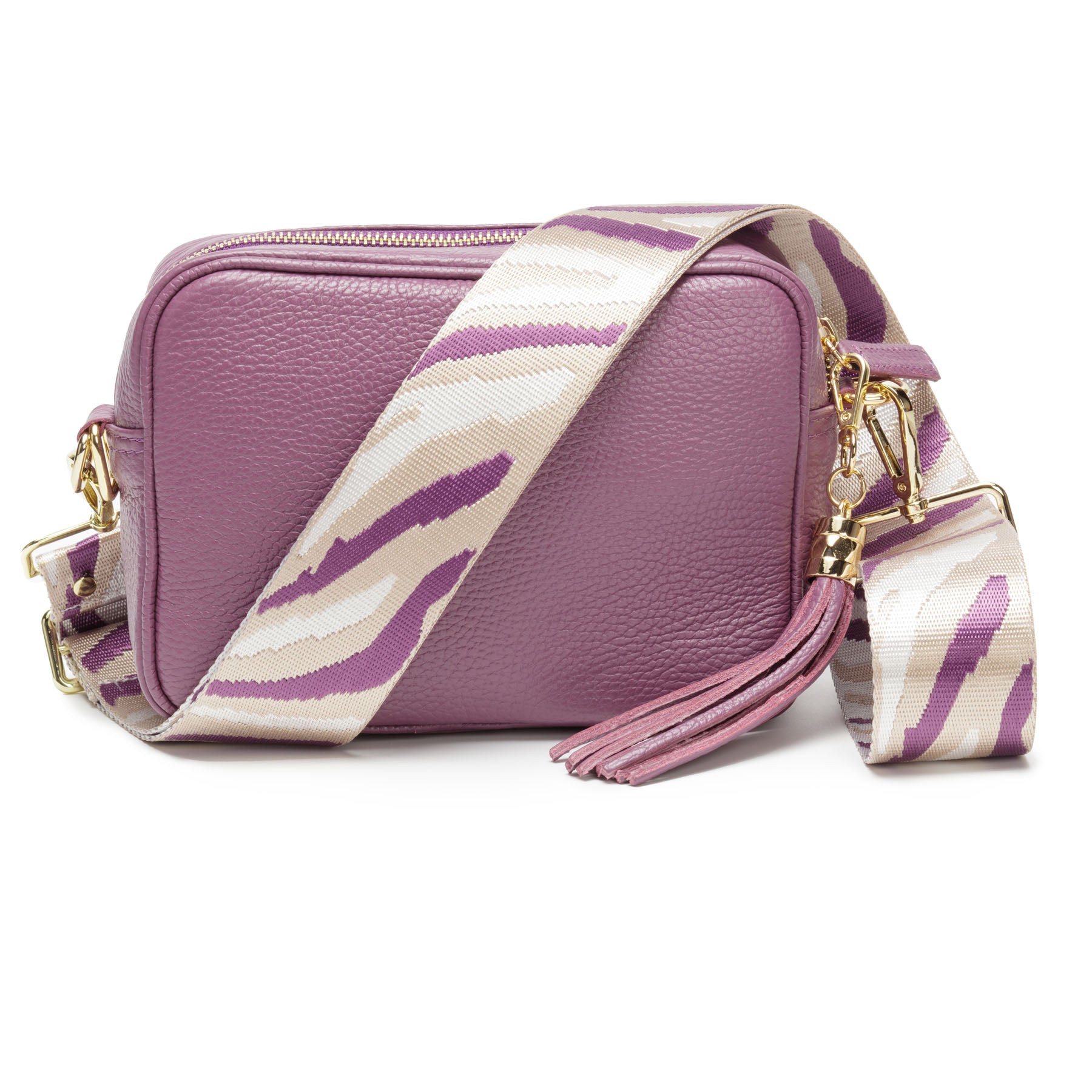 Crossbody Riemen - Plum Zebra
