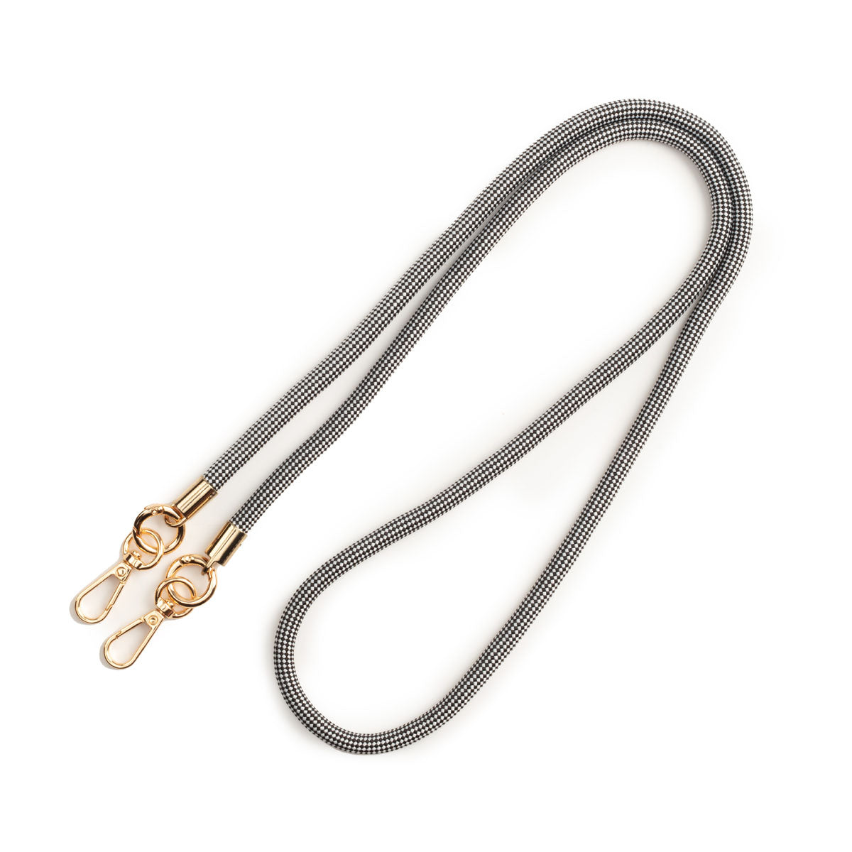 Image of the flat laid Harlequin Lanyard Strap for Women by Elie Beaumont