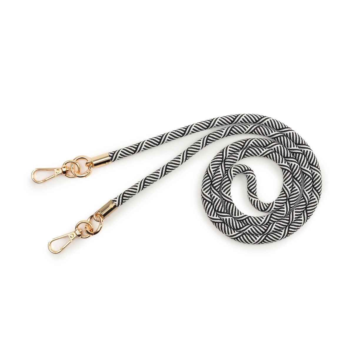 Image of the coiled Inca Lanyard Strap for Women by Elie Beaumont