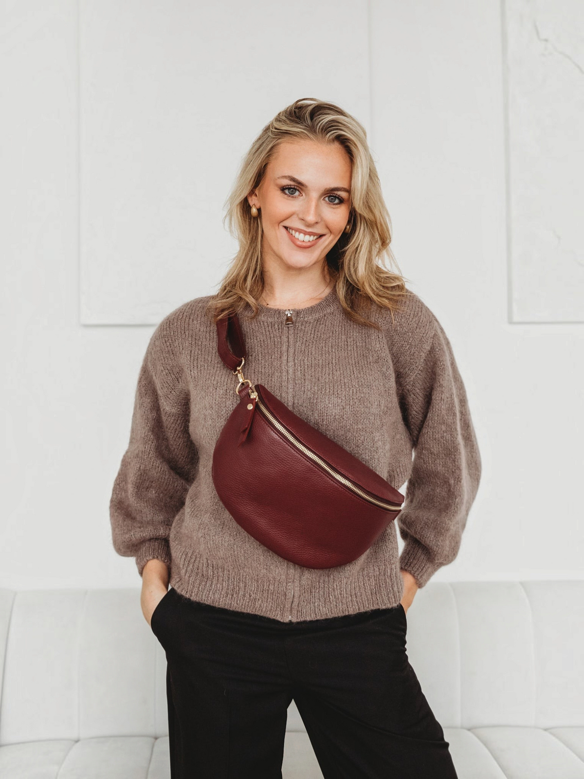Sling Bag - Wine Large