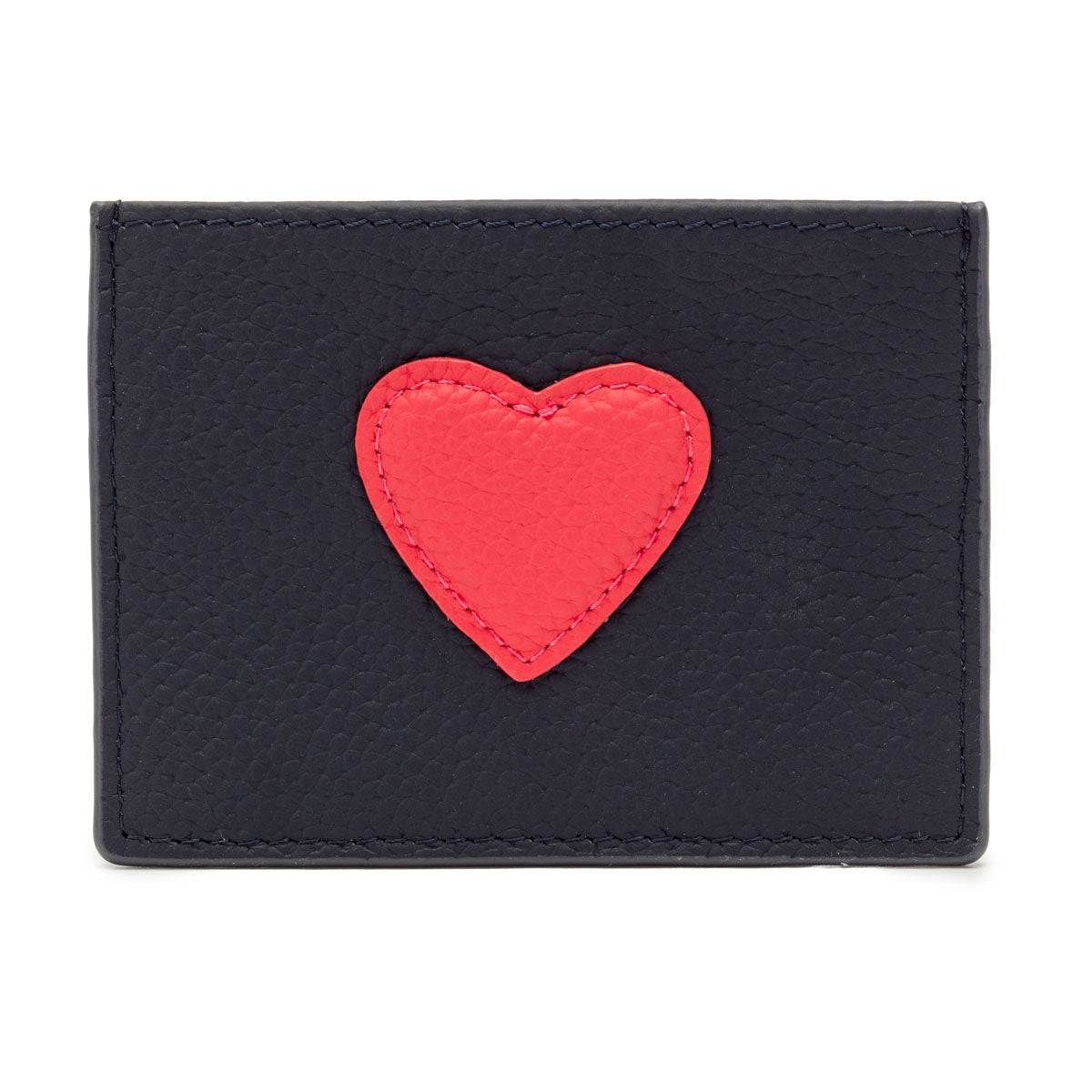 Cardholder Heart Navy Blue-Cerise