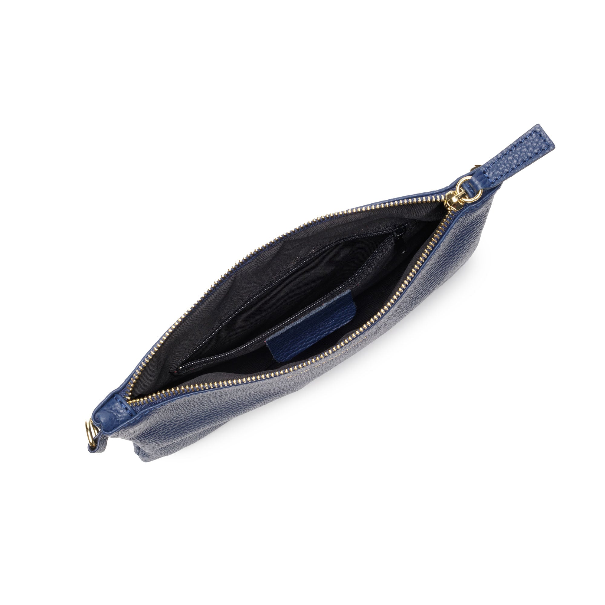 Pouch Bag Navy (Fuchsia Red Wristlet)