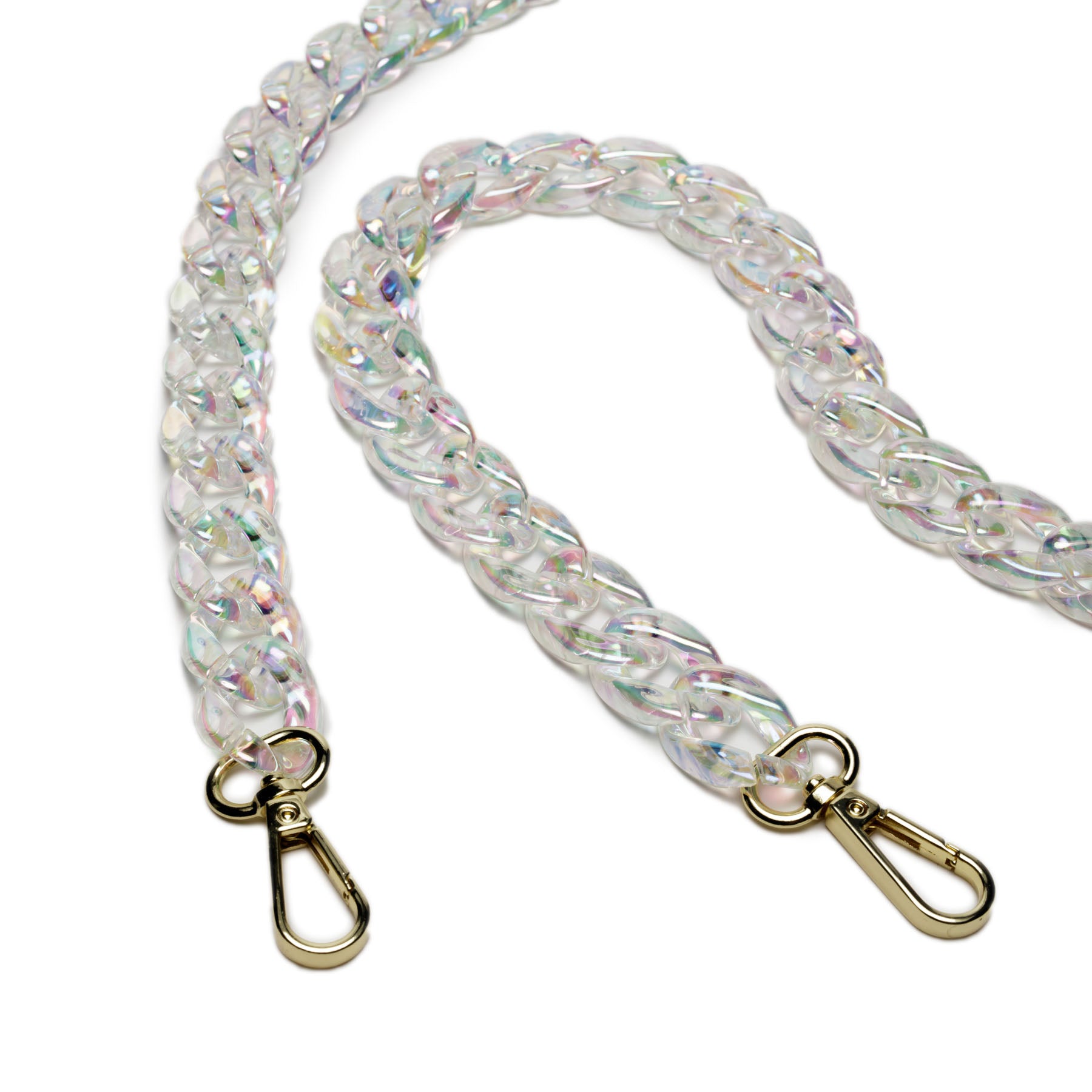 Crossbody strap - Rainbow Chain