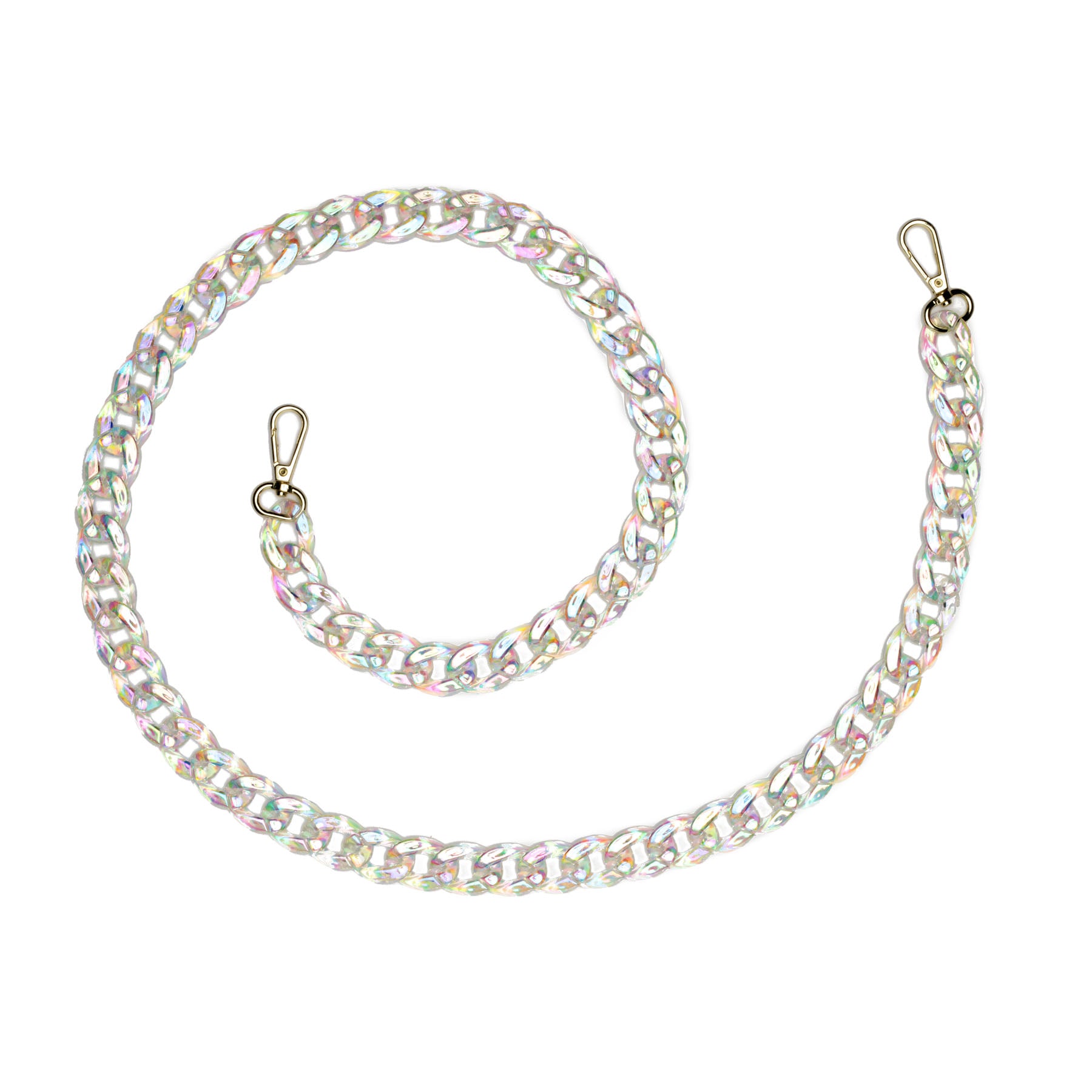 Crossbody strap - Rainbow Chain