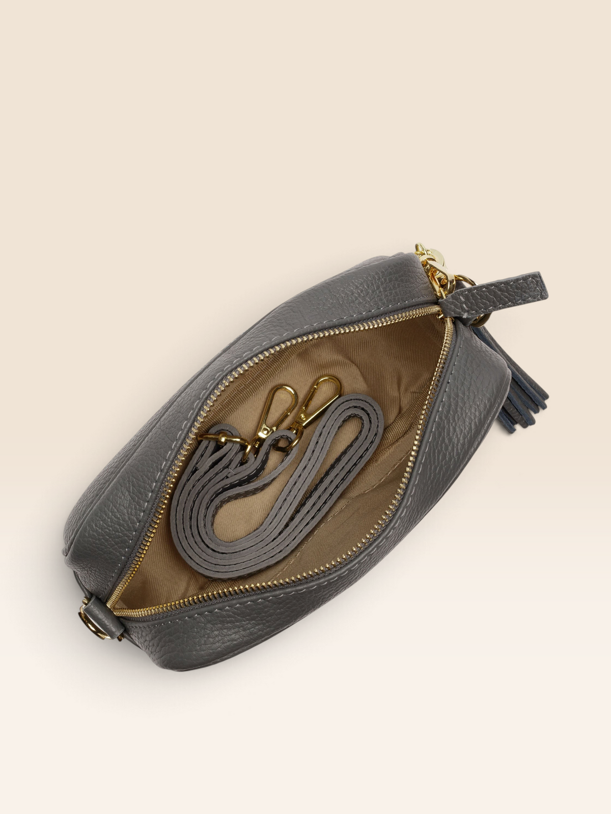 Crossbody Tassel Slate