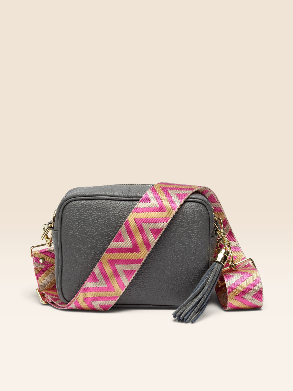 Crossbody Tassel Slate