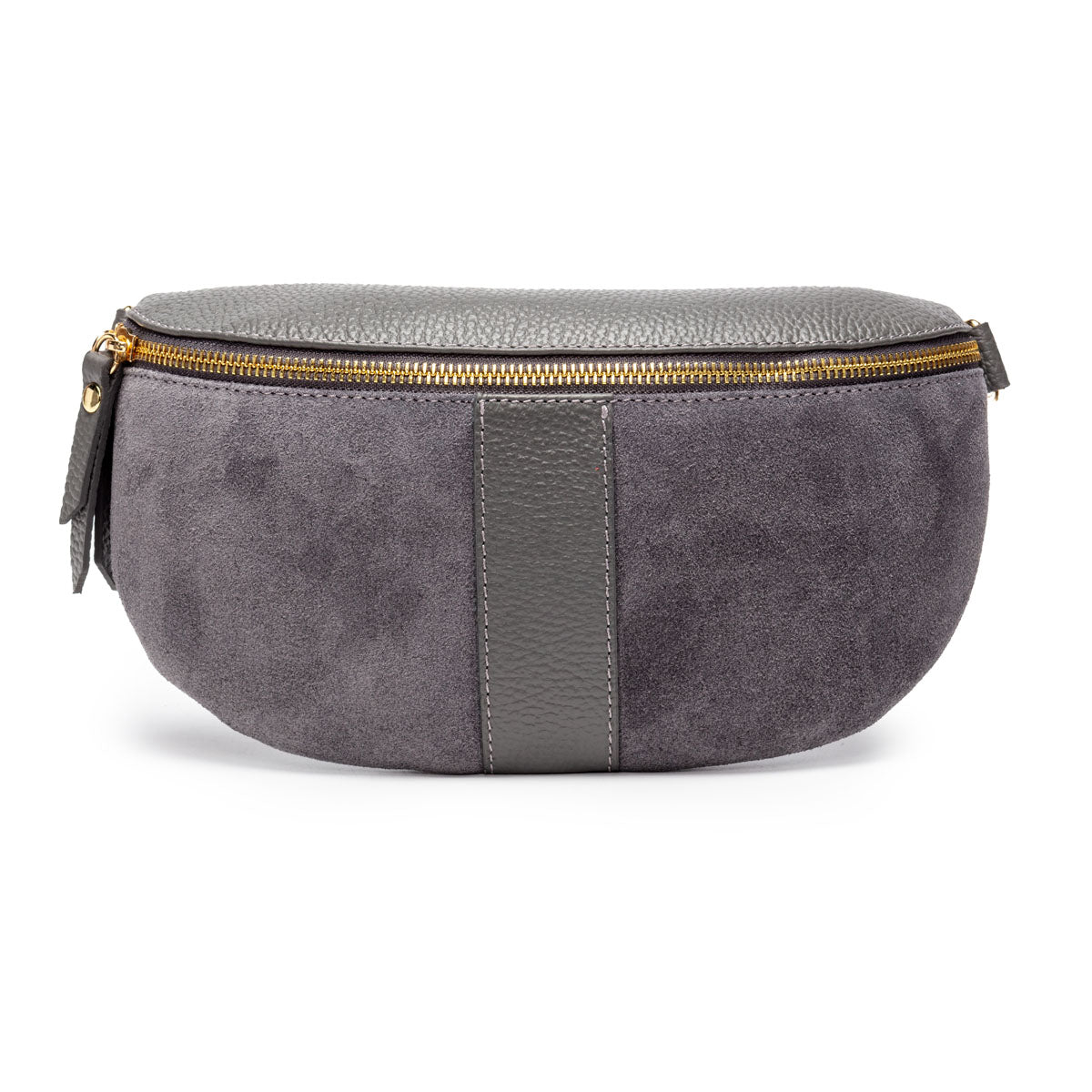 Suede Sling Bag Slate Grey