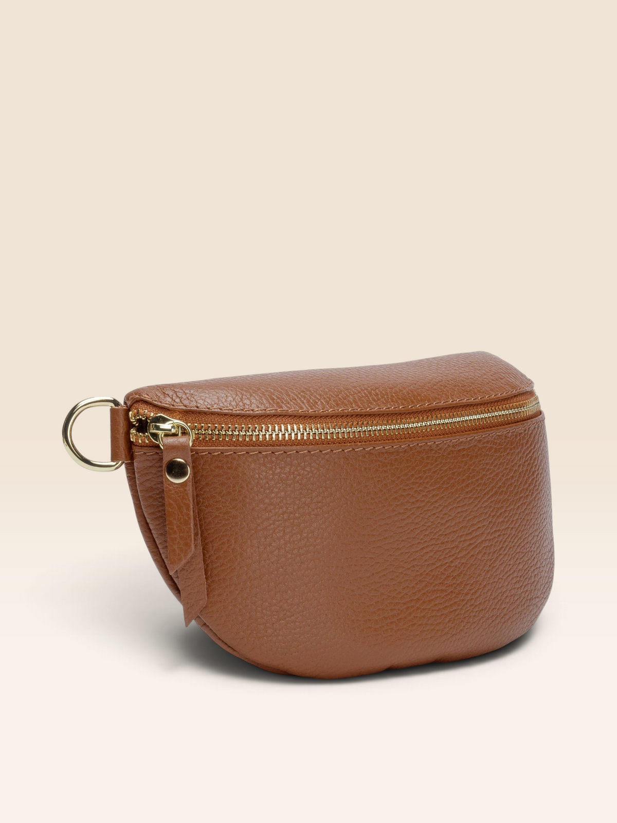 Sling Bag Tan Combo-Bag, Glasses Case & Champagne Stripes strap