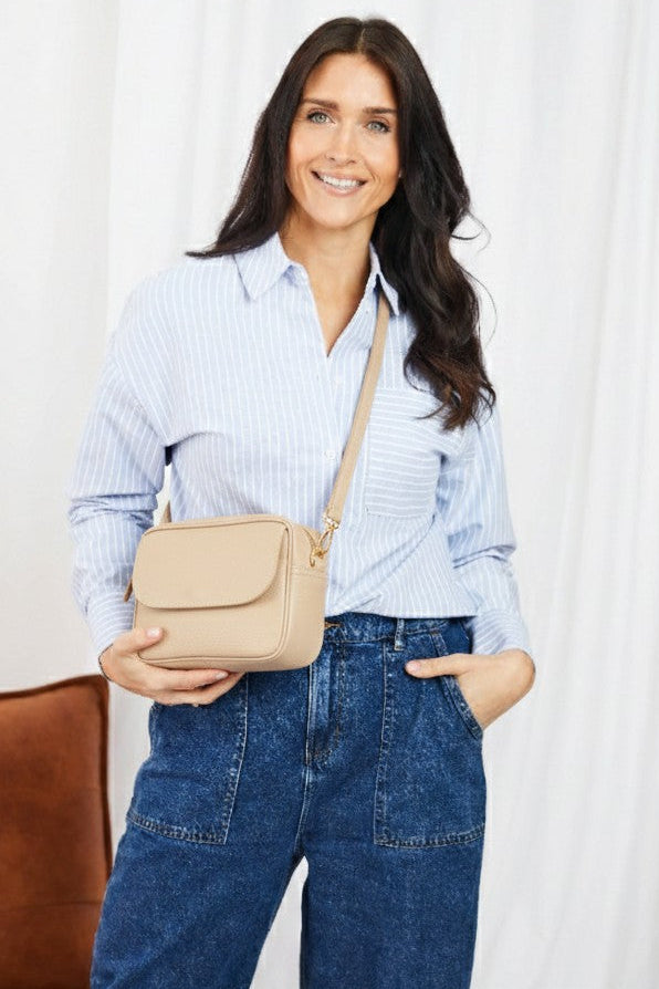 Crossbody Town Bag Biscuit