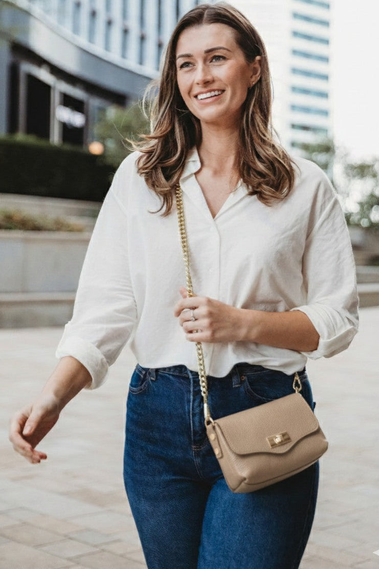 Twist Clasp - Biscuit