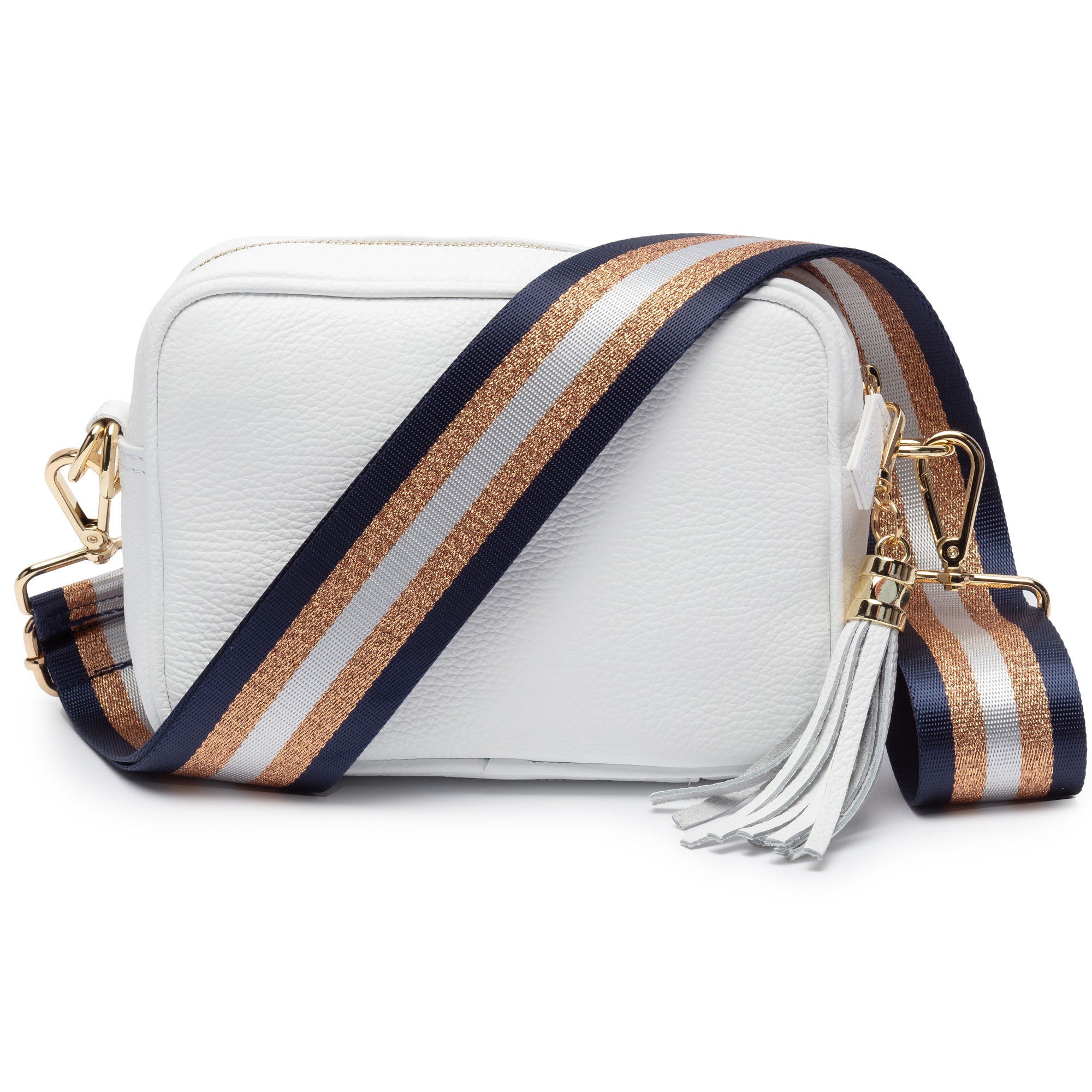 Crossbody Tassel White