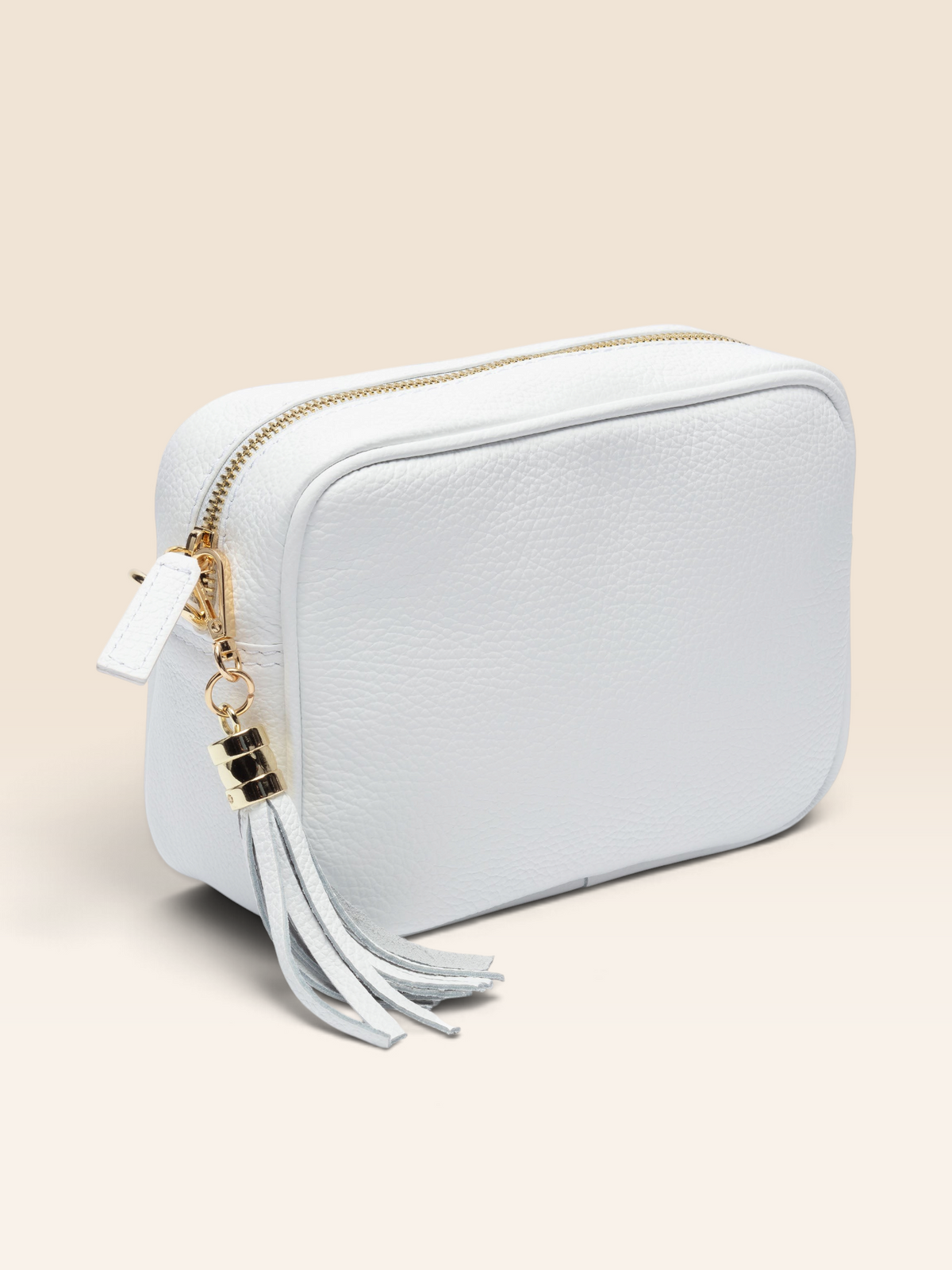 Crossbody Tassel White