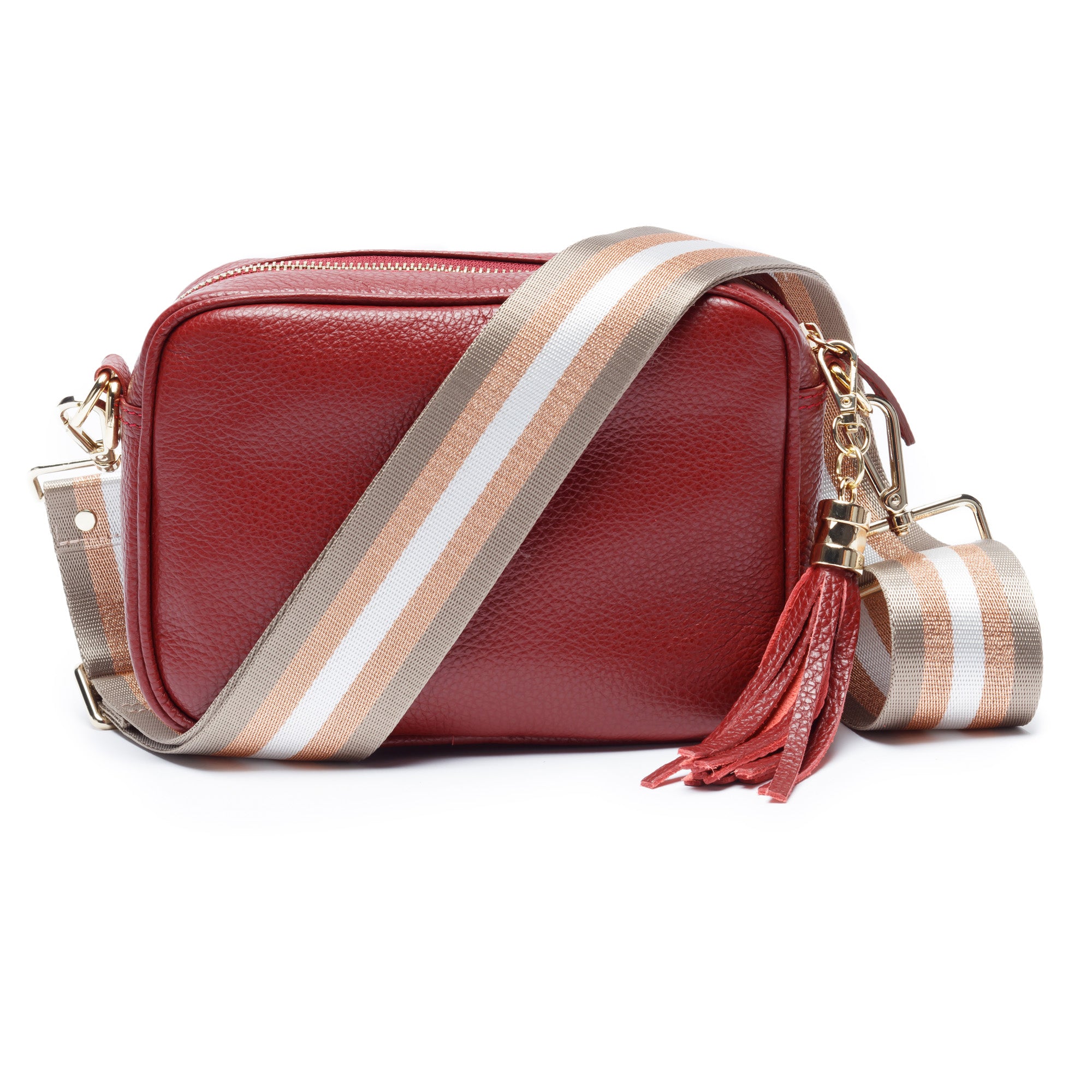 Crossbody Dunkelrot + 2 Kostenlose Riemen