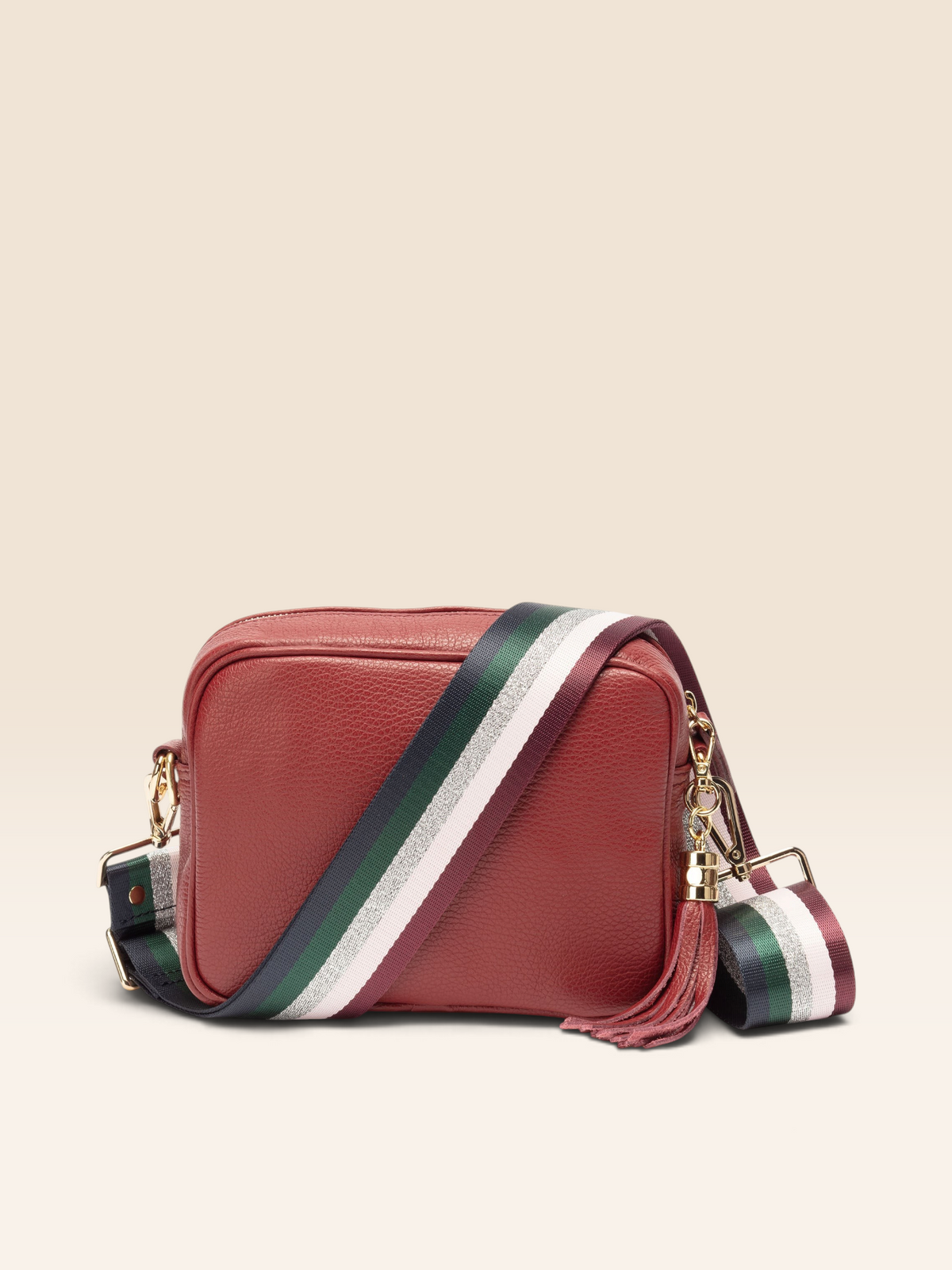 Crossbody Dunkelrot + 2 Kostenlose Riemen