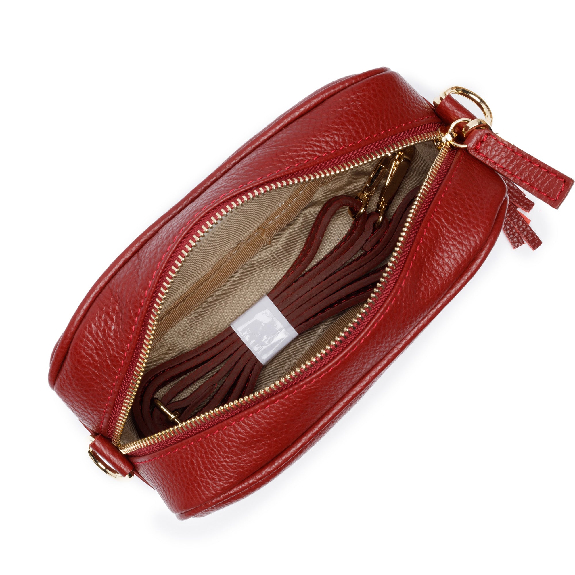 Crossbody Dunkelrot + 2 Kostenlose Riemen