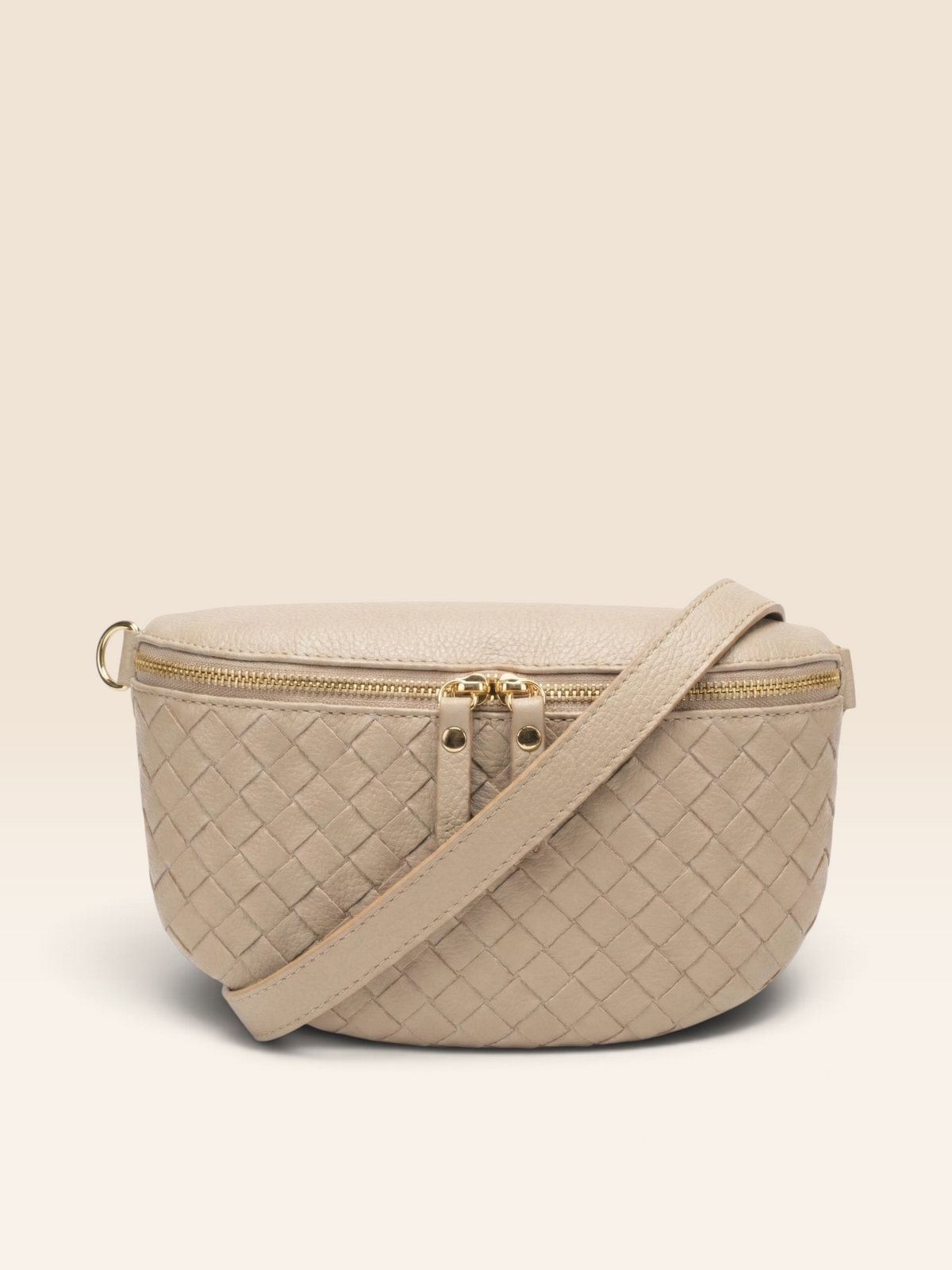 Woven Sling Bag Biscuit - Midi size