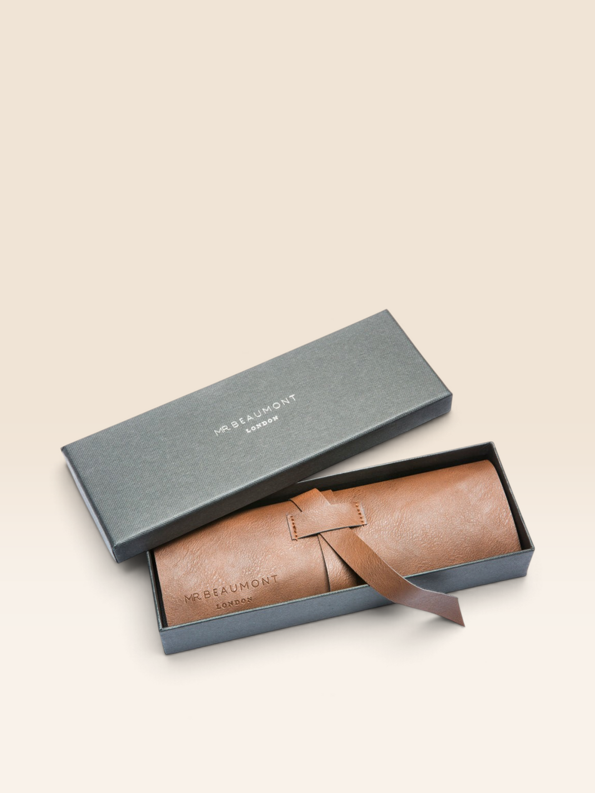 Mr Beaumont numeral dial Leather Brown/Black Case