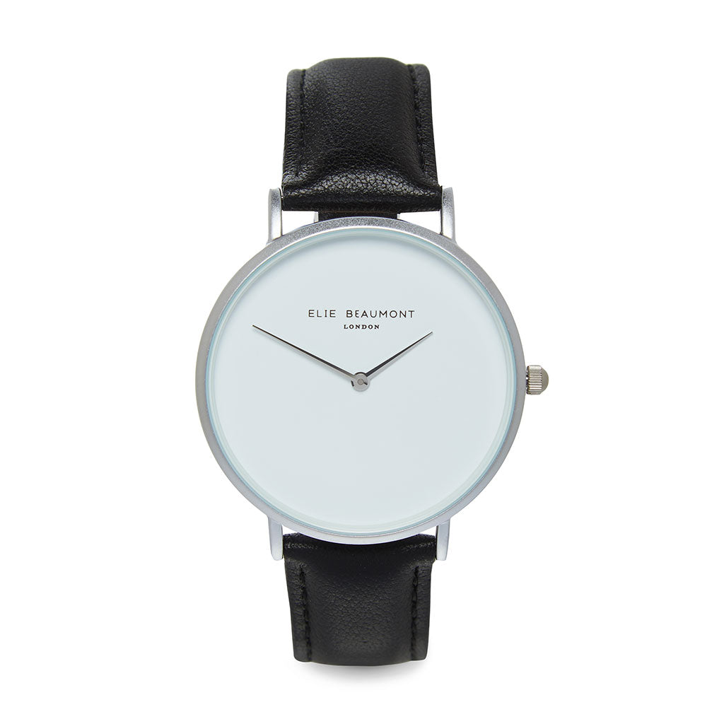Hoxton White Dial Black