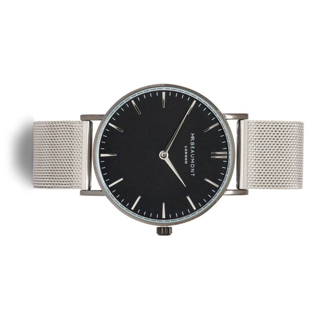 Mr Beaumont Mesh Silver/Black